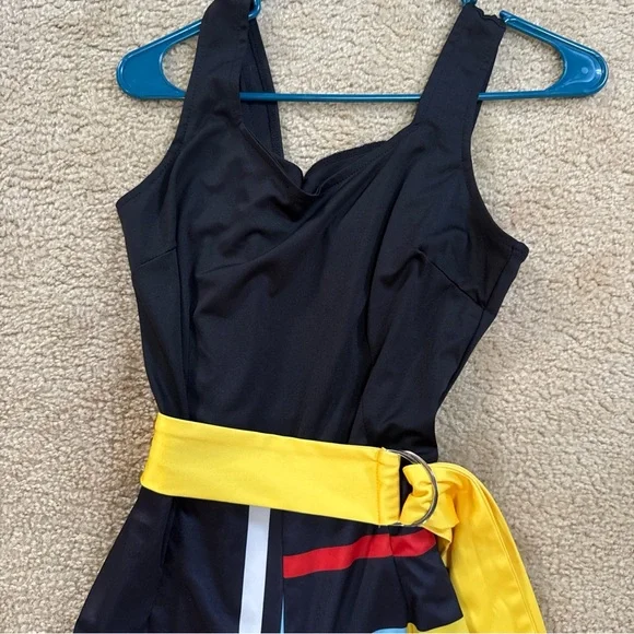 Vibrant Color Block Jumpsuit - Picture 2 of 3